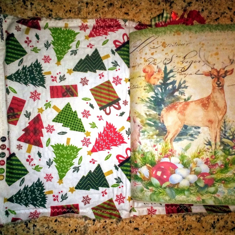 🎄Holly Jolly Elegant 🎀Christmas Holiday  Vintage Journal🎄